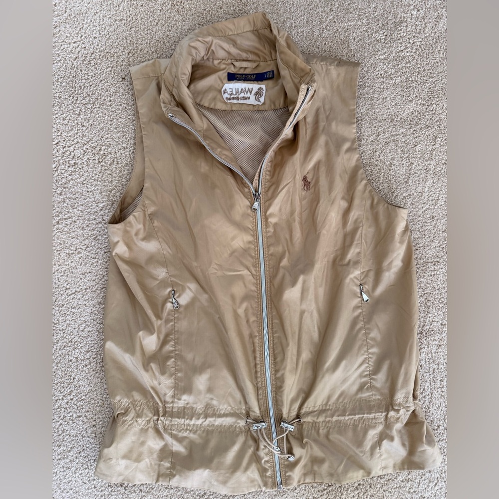 Ralph Lauren Polo Golf Beige Branded Vest